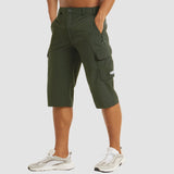 Cargo Shorts Herren | Viele Taschen & Bequeme Bewegungsfreiheit – Dunkelgrün