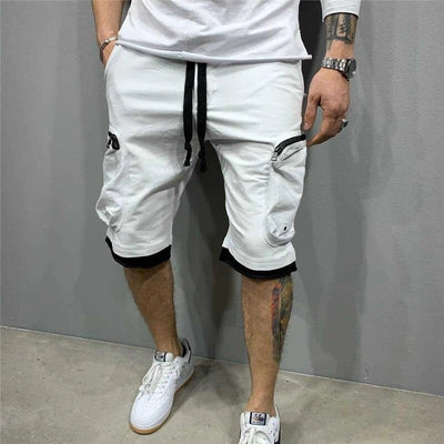 Cargo-Shorts – Kordelzug – Locker geschnitten – Cargo-Sweatshorts – Herrenbekleidung