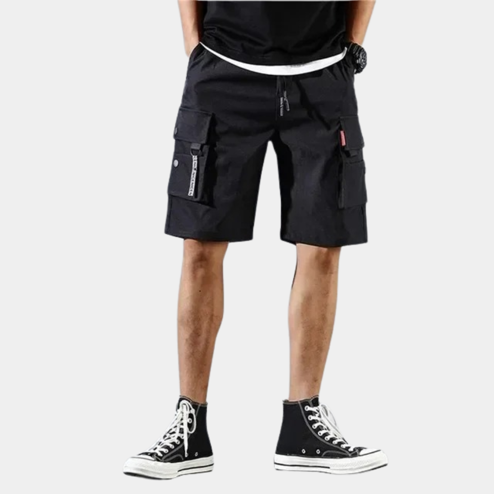 Cargo Shorts - Kordelzug - Loose Fit - Shorts für Männer