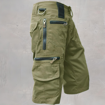 Cargo-Shorts - Lang - Lockere Passform - Taktische Shorts - Herrenshorts