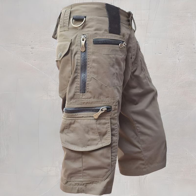 Cargo-Shorts - Lang - Lockere Passform - Taktische Shorts - Herrenshorts