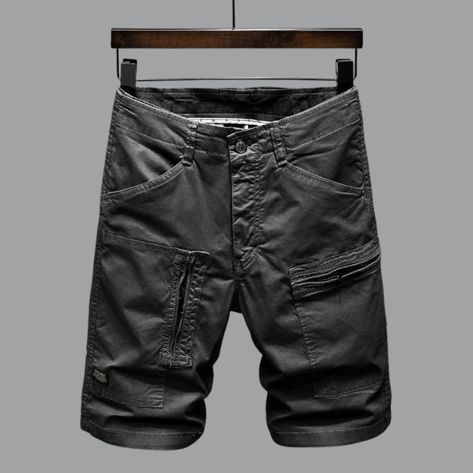 Cargo-Shorts | Stretch | Lockere Passform | Lange Shorts | Shorts für Herren
