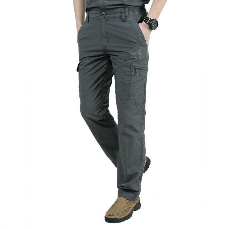 Cargohosen | Elastischer Bund | Gerades Bein | Tactical-Hosen | Herrenhosen