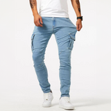 Cargohosen Herren | Slim Fit & Urban – Blau