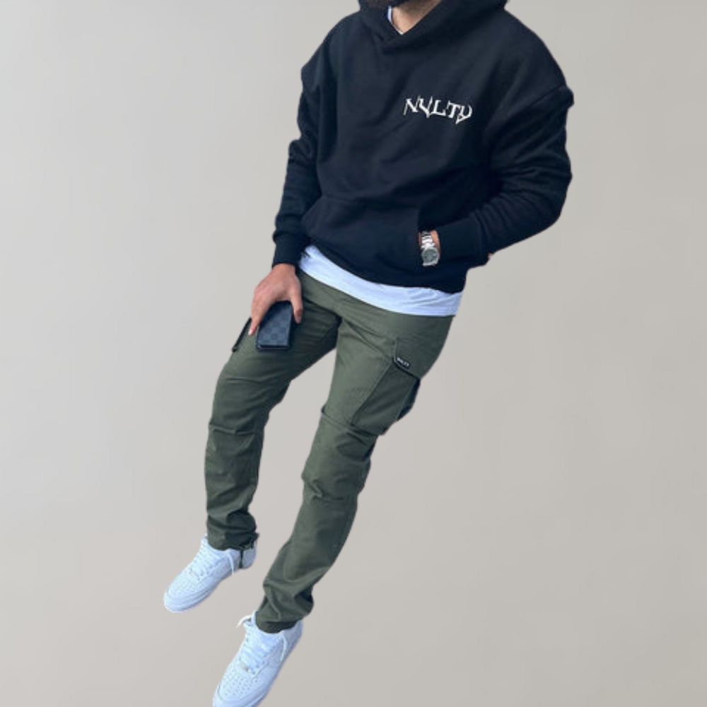 Cargohosen – Lässig – Locker sitzend – Gerade geschnittene Cargohosen – Herrenhosen