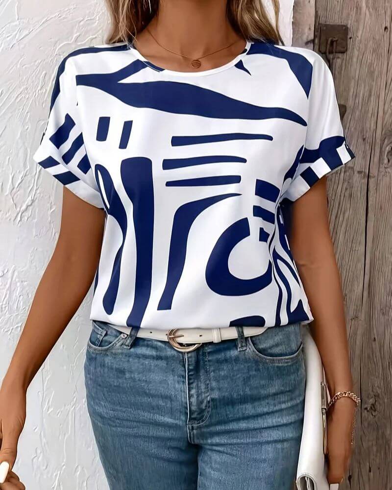 Carina – Sommerbluse mit stilvollem Look