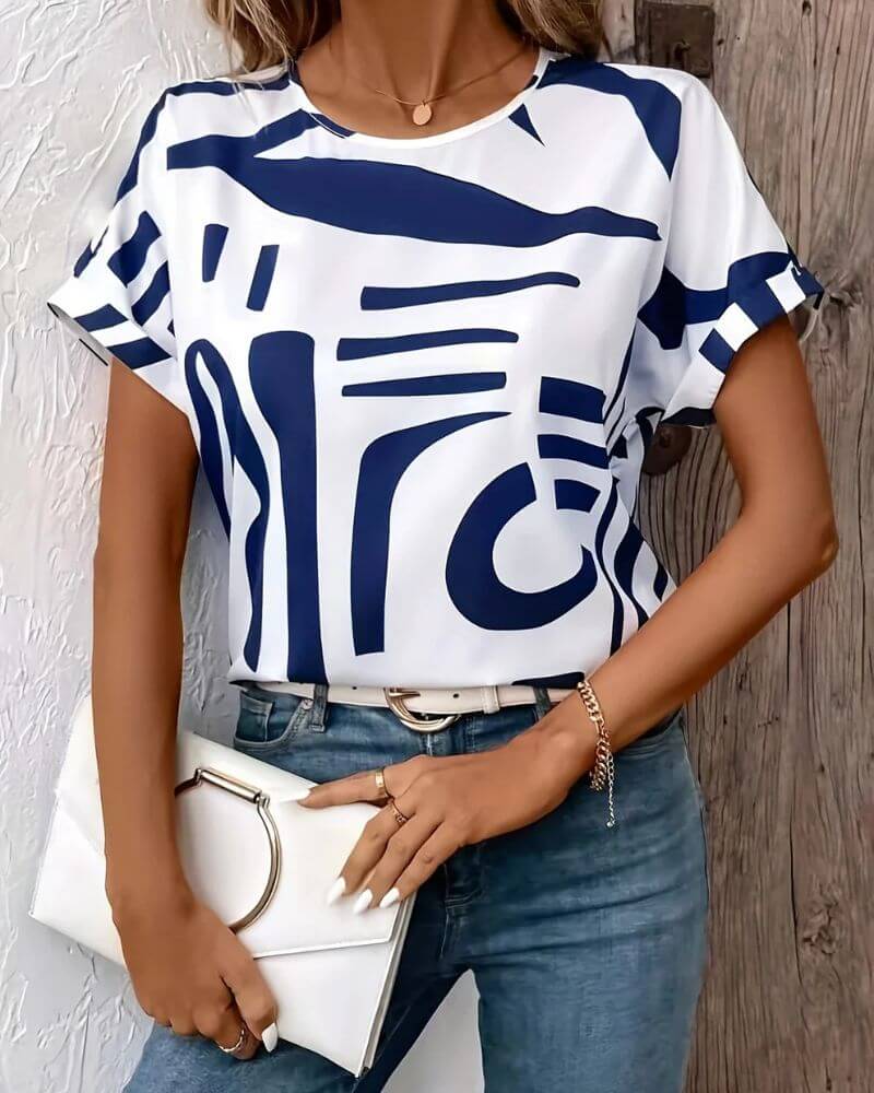 Carina – Sommerbluse mit stilvollem Look