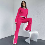 ElegantEase™ 2-in-1 Set – Stilvolle Übergangsjacke & Hose – Rosa
