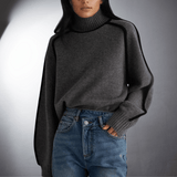 Mia | Nachhaltiger Und Weicher Rollkragenpullover Für Zeitlose Looks – Grau