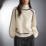 Mia | Nachhaltiger Und Weicher Rollkragenpullover Für Zeitlose Looks – Cremeweiß