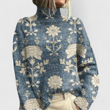 Valerie | Eleganter Und Gemütlicher Rollkragenpullover Für Damen – Hellblau
