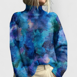 Valerie | Eleganter Und Gemütlicher Rollkragenpullover Für Damen – Blau