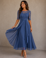 Mirelina - Elegantes Anlasskleid – Blau