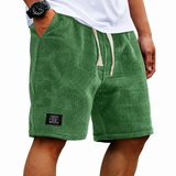 Kaelan | Herren Freizeitshorts Relaxed Fit Kordelzug – Grün