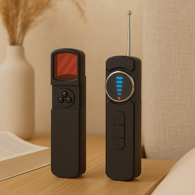 F25 Anti-Spionage-Detektor – USB-aufladbar, Infrarotsensor, 25-Stunden-Akkulaufzeit