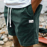 Reeve | Herren Freizeitshorts mit Kordelzug – Dunkelgrün