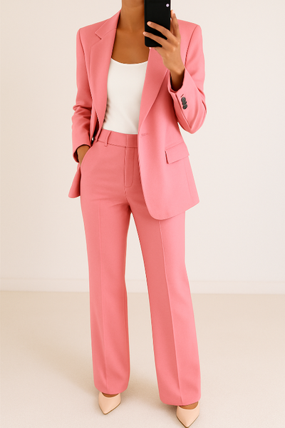 Damen Anzug - Elegantes Blazer und Hosen Set für Festliche Anlässe