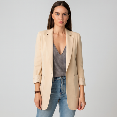 Damen Longblazer – Eleganter Blazer für Stilvolle Outfits