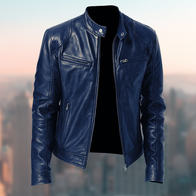 Elegante Herrenjacke Aus Leder – Zeitloses Design, Vielseitig Für Jeden Anlass