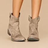 Avelina - Premium-Stiefeletten mit niedrigem Absatz – Braun