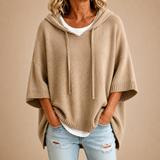 Delavique - Oversize-Strickhoodie – Khaki