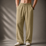 Auberon - Legere Leinenhose – Khaki