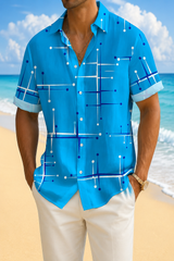 Norbridge - Besonders weiches Herren-Strandshirt – Blau
