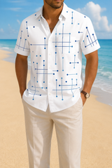 Norbridge - Besonders weiches Herren-Strandshirt – Weiß