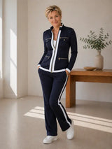 Blaira - Zweiteiliges Softtouch-Set – Blau