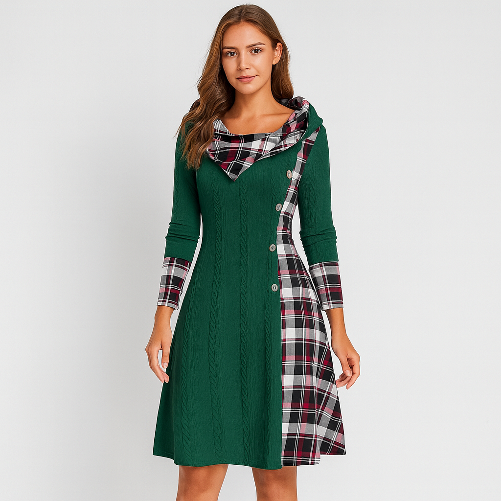 Maribel | Winterjacke mit Kapuze und Kunstfellbesatz