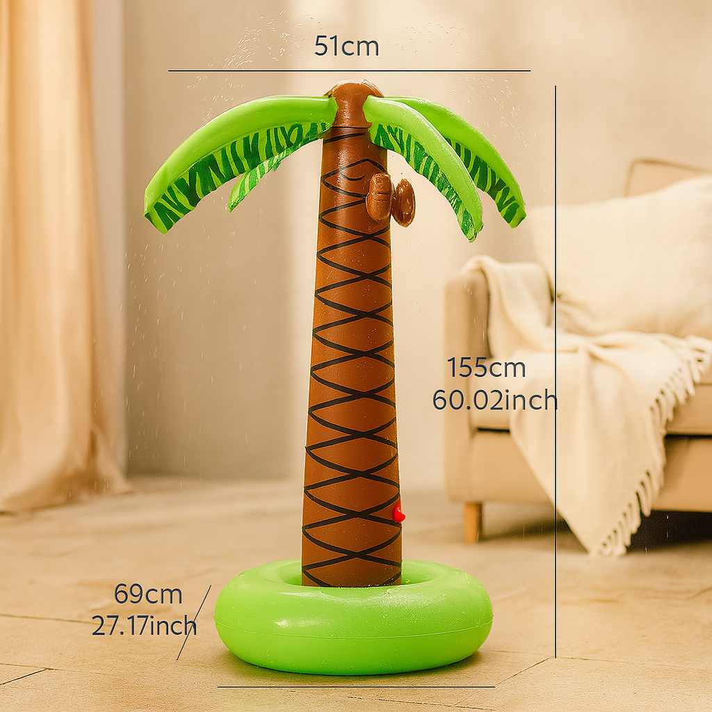 Aufblasbarer Gartensprinkler – Wasserspielzeug im Baum-Stil