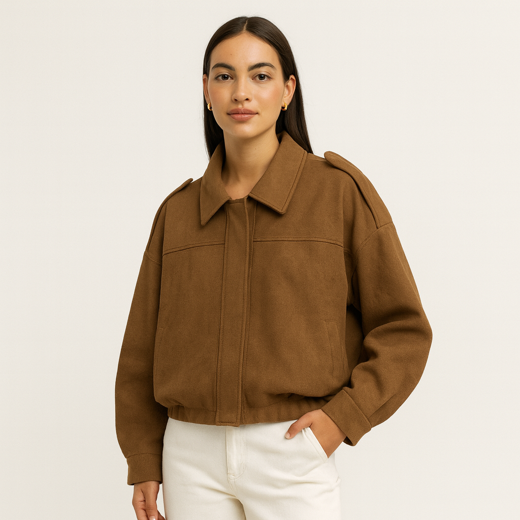 Celeste Damen-Trenchcoat aus Wolle