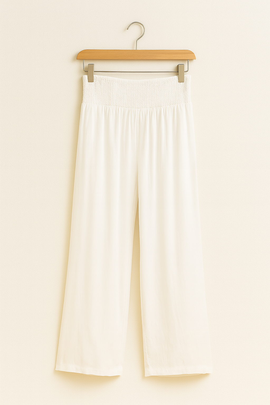 Weite Hose mit elastischem Bund