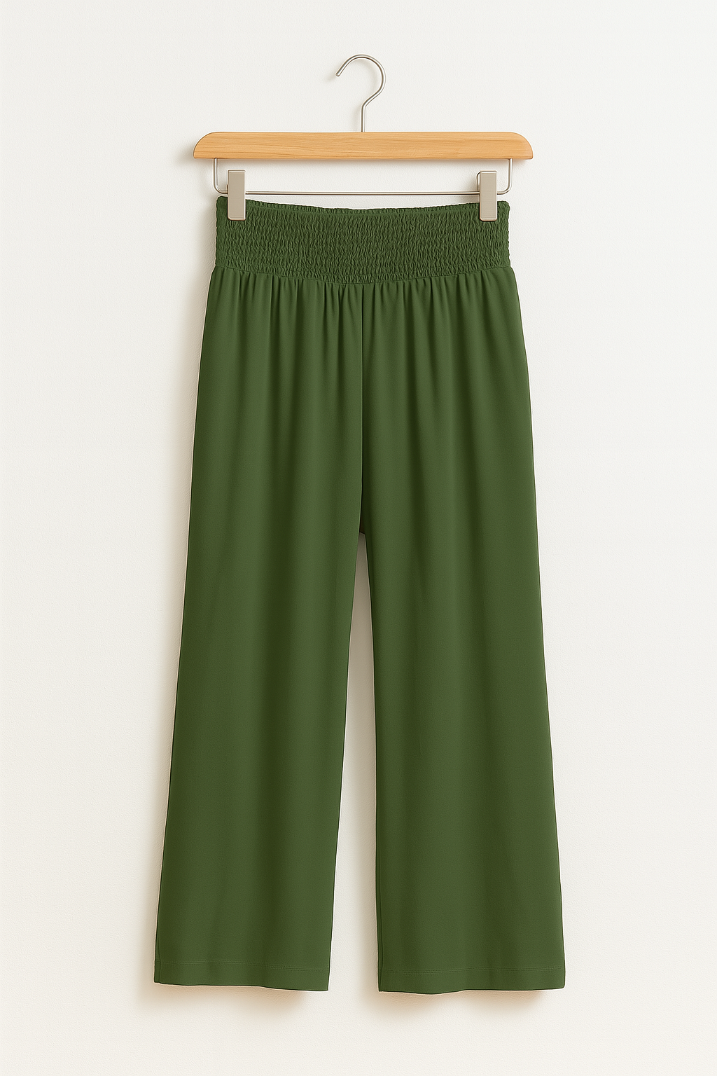 Weite Hose mit elastischem Bund