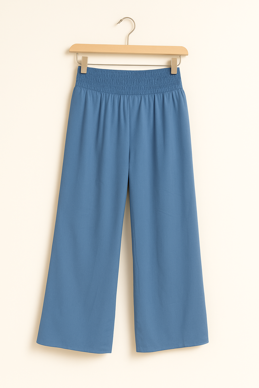 Weite Hose mit elastischem Bund