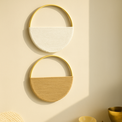 Willowloop – Circulares Makrame-Wandsdekor mit symmetrischem Design