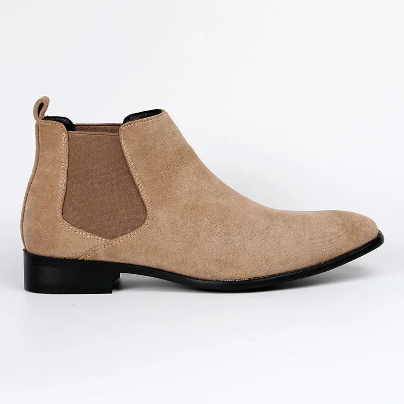 Chelsea Boots - Herren Schlupfstiefel aus Wildleder