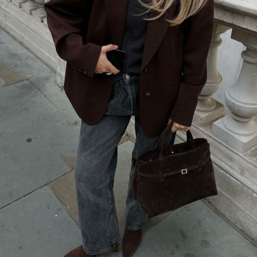 Layra | SUÈDE TOTE BAG