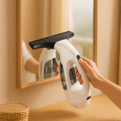 ClarityPro | Kabelloser Fenstersauger und Gummischaber