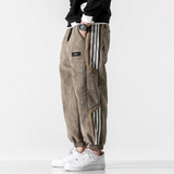 Max | Herren Frühlings Street Joggerhose Mit Panel-Details – Braun