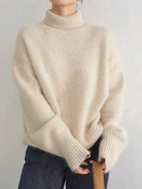 Acantha - Weicher Rollkragenpullover – Beige