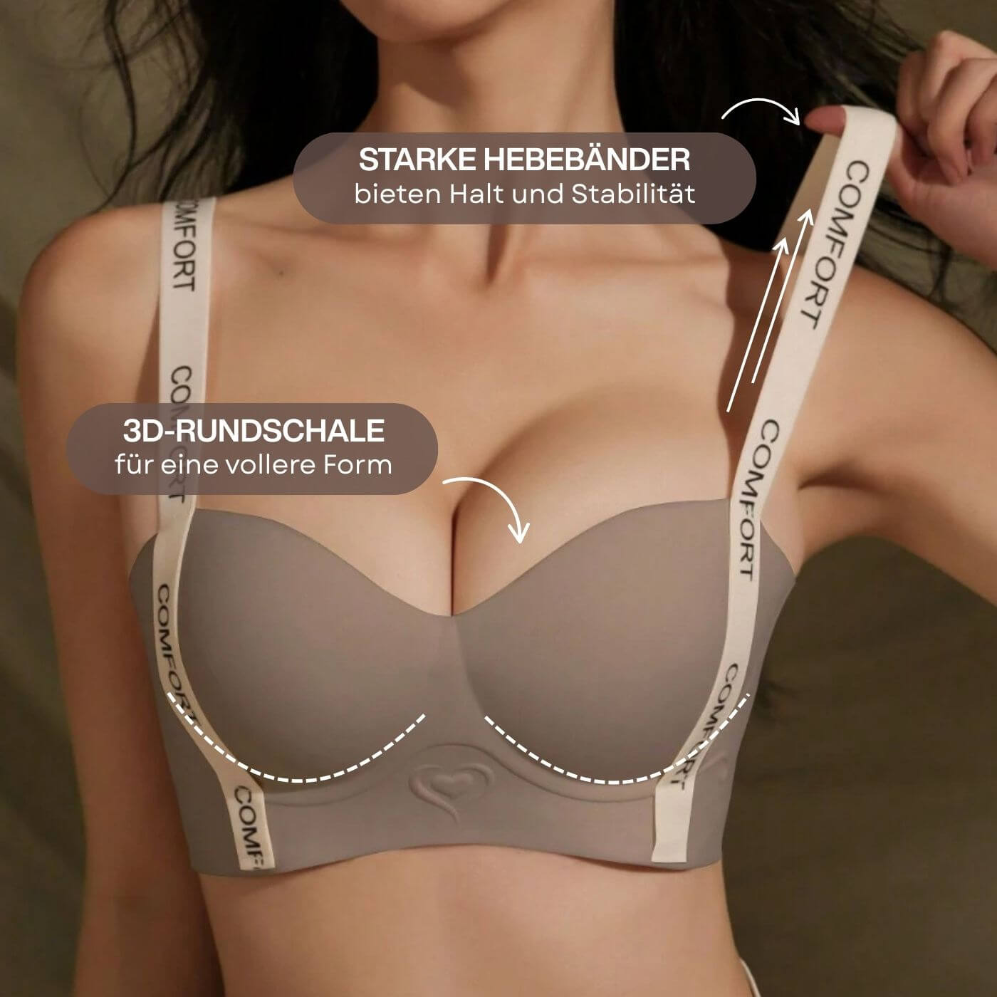 ComfyLift – Drahtloser Push-Up Komfort-BH (1+1 GRATIS)