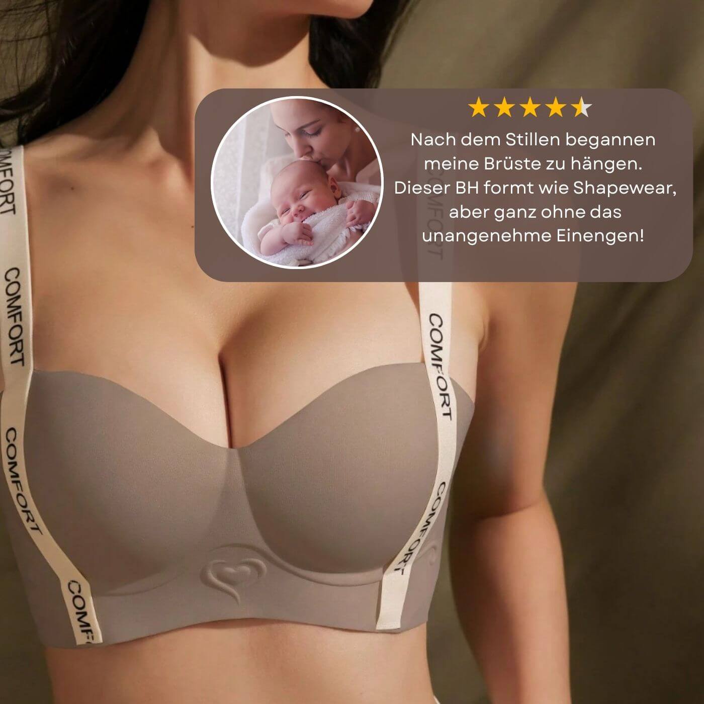 ComfyLift – Drahtloser Push-Up Komfort-BH (1+1 GRATIS)