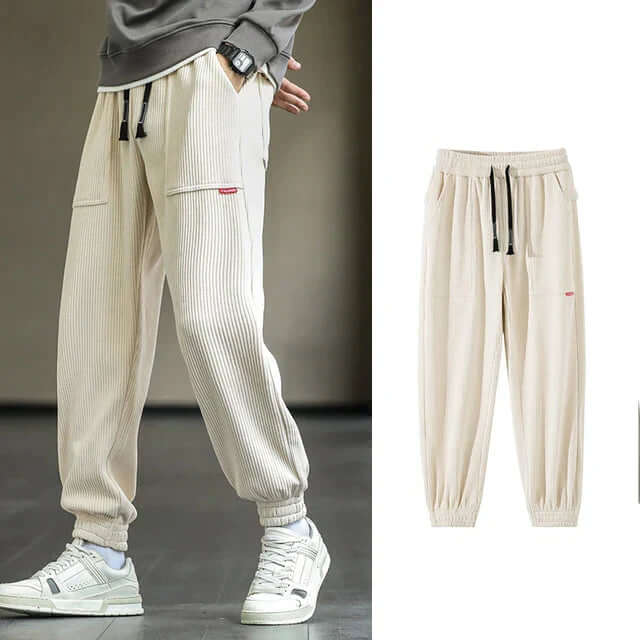 Cord-Jogginghose | Locker sitzend | Kordelzug | Jogginghose | Herrenhose