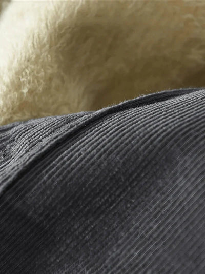 Cordhemd | Warm | Mit Fleece gefüttert | Overshirt | Herrenbekleidung