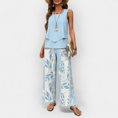 Modernes Damen Zweiteiler Set