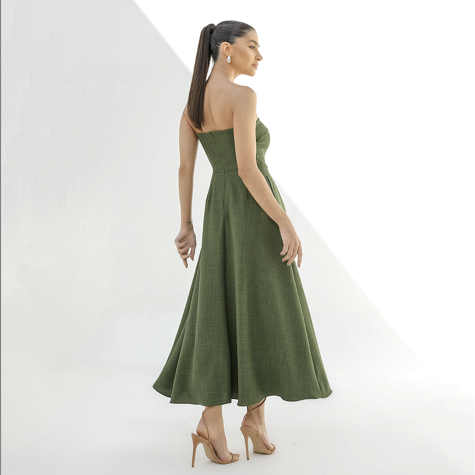 Ursula - Elegantes trägerloses Kleid