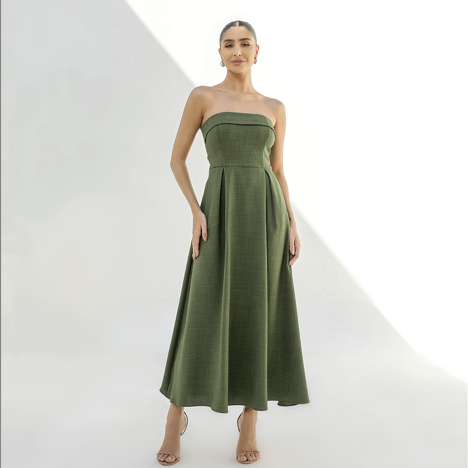 Ursula - Elegantes trägerloses Kleid