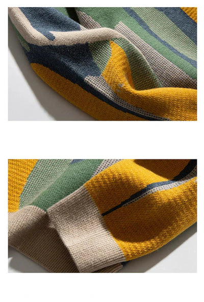 Damen Strickpullover mit Katzen-Motiv - Kuschelig Warm