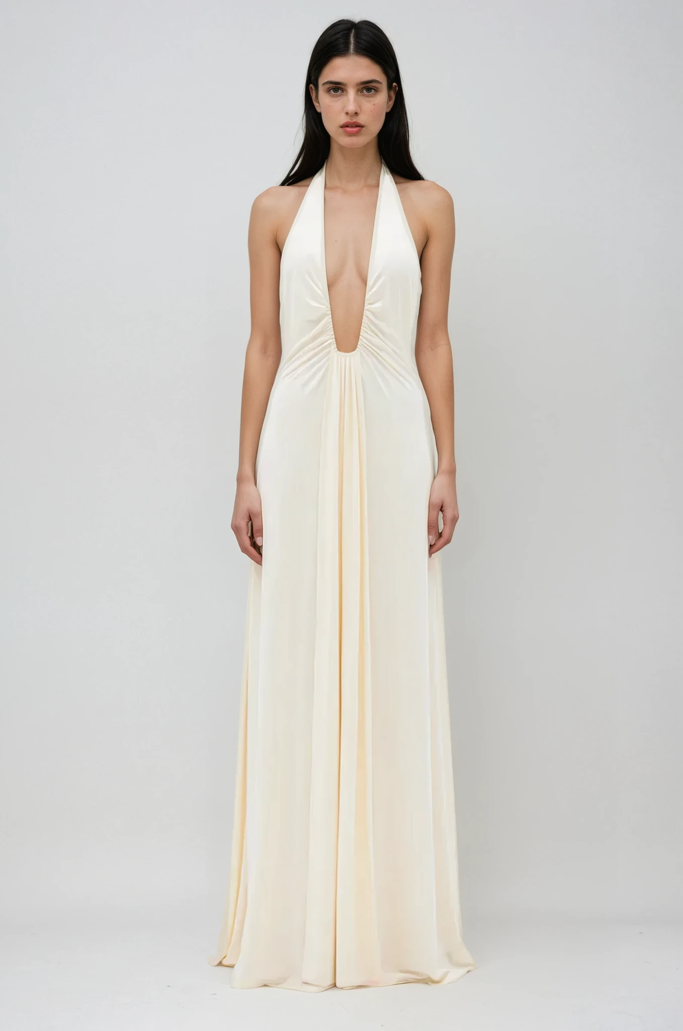 VALE | ALTHEA – Cupro Maxi Dress